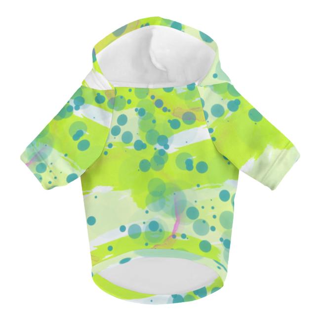 Preview: Hunde-Hoodie, Hundemotiv Rex 2– bunte Popart, gemütlich, waschbar, Polyester